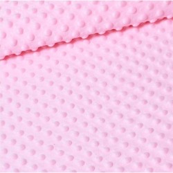 Licht Roze Minky Stof 4€19 Pluche Fleece | Wolf Stoffen