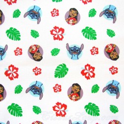 Katoenen Stof Lilo en Stitch | Wolf Stoffen