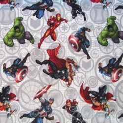Stof Marvel Avengers Superhelden in actie | Wolf Stoffen