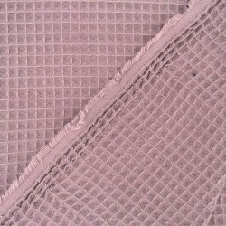 Honingraat Stof kleur Pastel Lavendel  | Wolf Stoffen