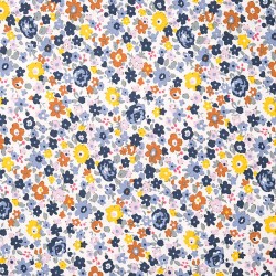 Katoenen Liberty Stof Veldbloemen Multicolor | Wolf Stoffen