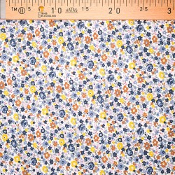 Katoenen Liberty Stof Veldbloemen Multicolor | Wolf Stoffen