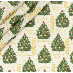 Merry Christmas Cotton Fabric | Wolf Stoffen
