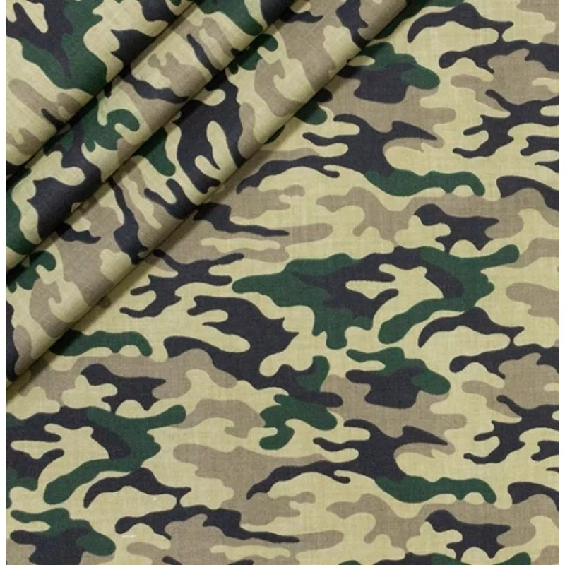 Militaire camouflage katoenen stof | Wolf Stoffen