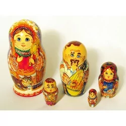 Russische familie-pop...