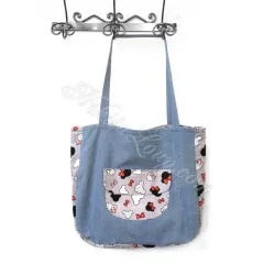 Minnie-Mickey-Mouse Denim Bag | Wolf Stoffen