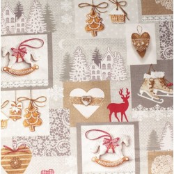 Christmas Party Tafelkleed - Winter | Wolf Stoffen