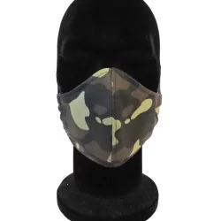 Maskerbescherming barrière camouflage man in modieuze herbruikbare afnor | Wolf Stoffen