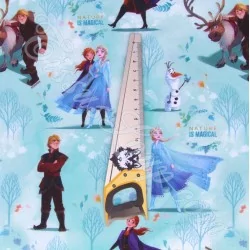 Stof Frozen Elsa Anna en Kristoff Disney | Wolf Stoffen
