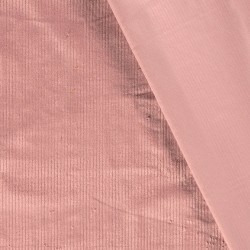 Stretch Fluweel Corduroy Stof Ballerina Roze brede ribbels 4,5 mm | Wolf Stoffen