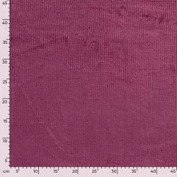 Stretch Fluweel Corduroy Stof Mauve brede ribbels 4,5 mm | Wolf Stoffen