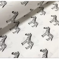 Zebra katoenen stof | Wolf Stoffen