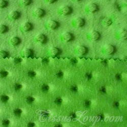 Minky stof Papegaai Groene | Wolf Stoffen