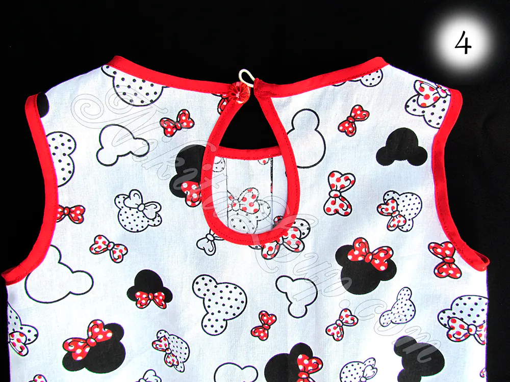 Minnie Mouse Disney-tutorial voor het maken van jurken