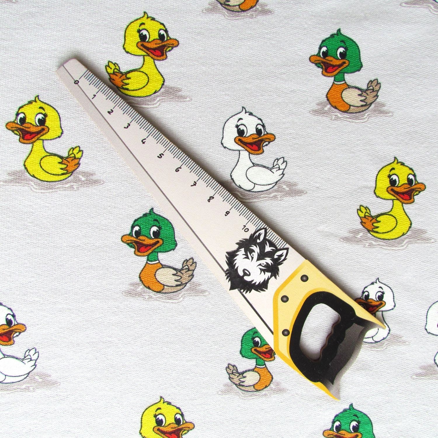 French Terry Stof Kleine Eendjes — 2
