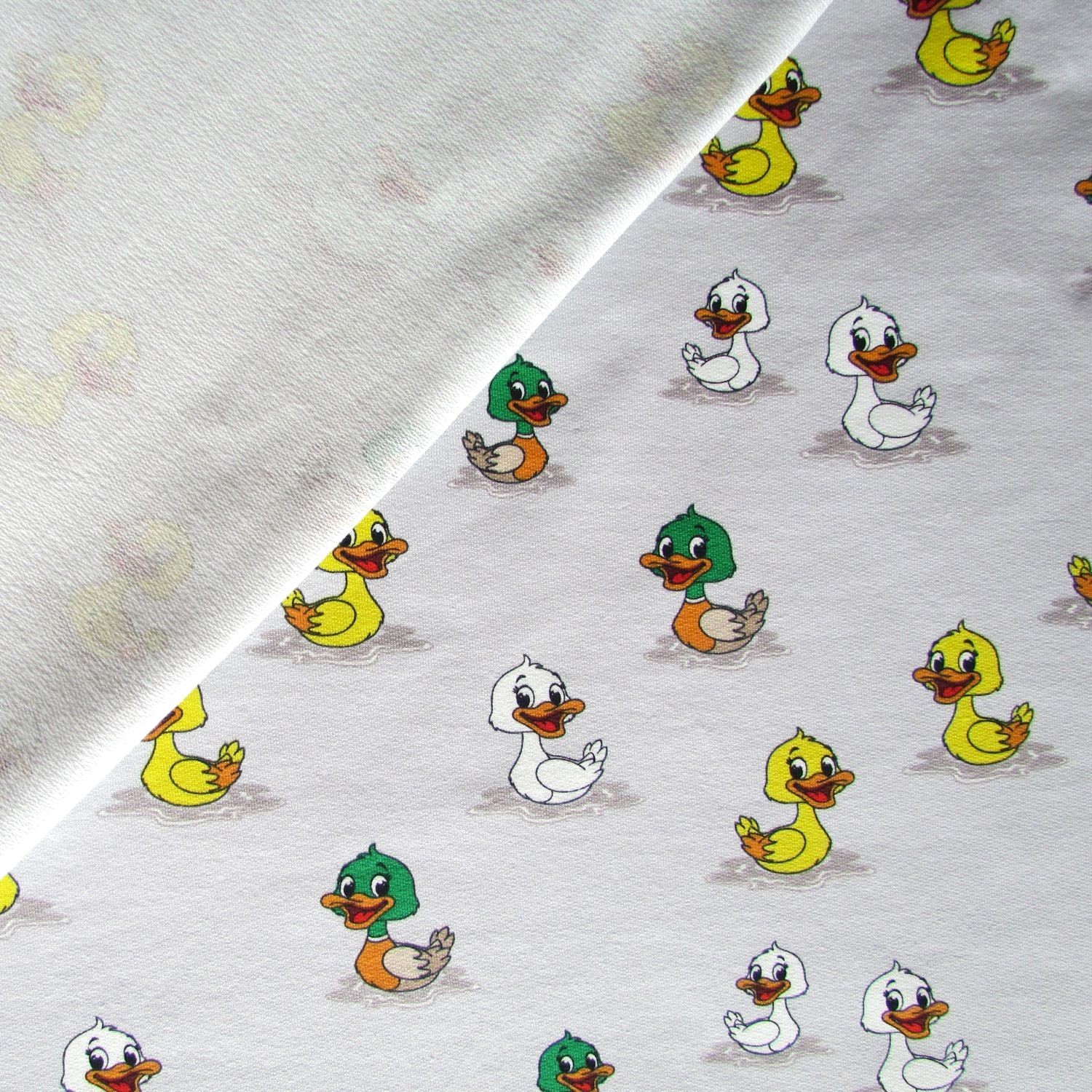 French Terry Stof Kleine Eendjes — 3